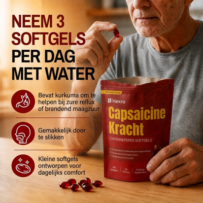 Cayennepeper Capsules met Capsaïcine